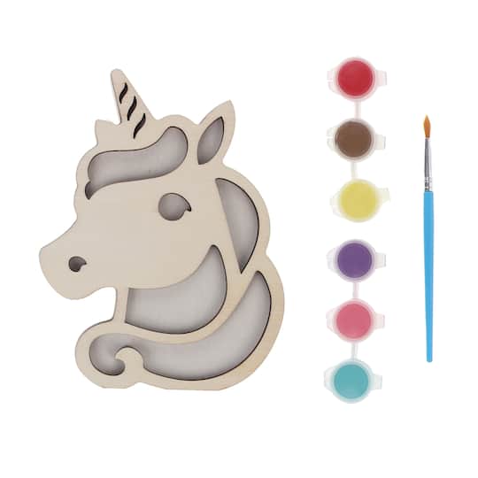 Unicorn Layered Wood Craft Kit by Creatology&#x2122;
